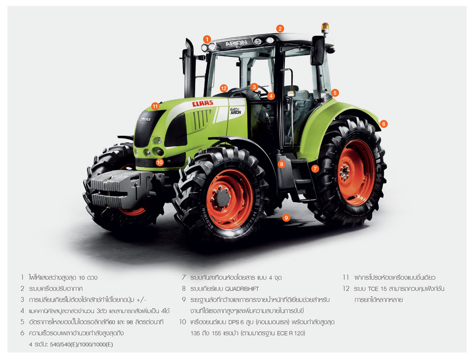 TRACTOR, รถไถ, CLAAS, คลาส, เครื่องจักรกลเกษตร, รถแทรกเตอร์